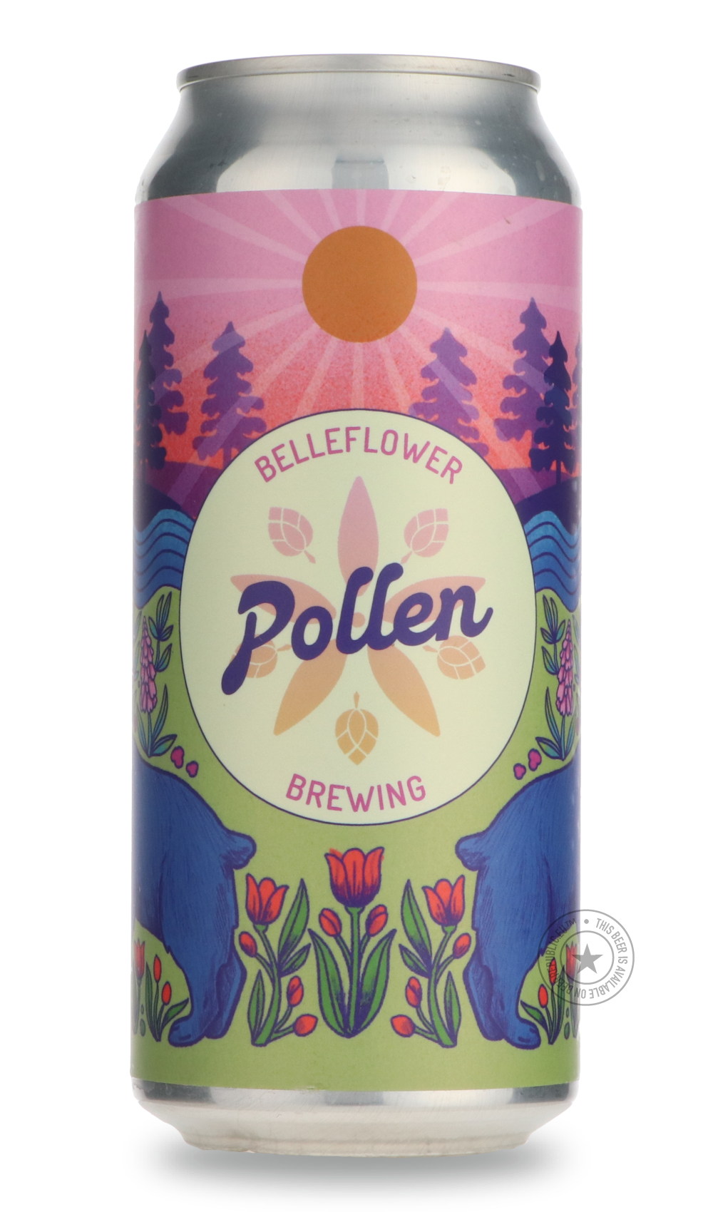Pollen by Belleflower Brewing, beer label