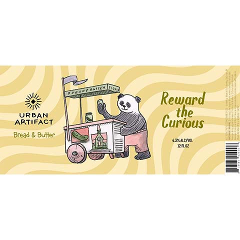 Urban Artifact Bread & Butter Ale by Urban Artifact, beer label