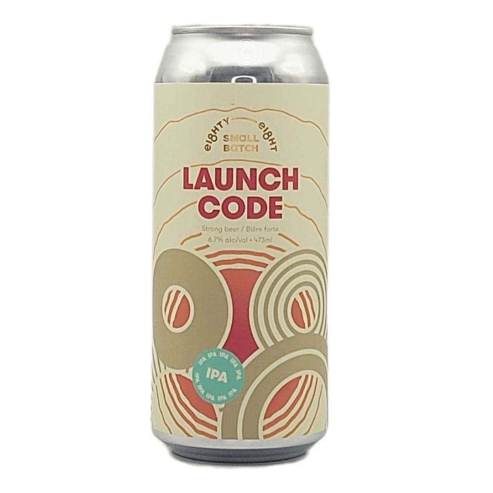 Launch Code West Coast IPA by Eighty Eight Brewing Co., beer label
