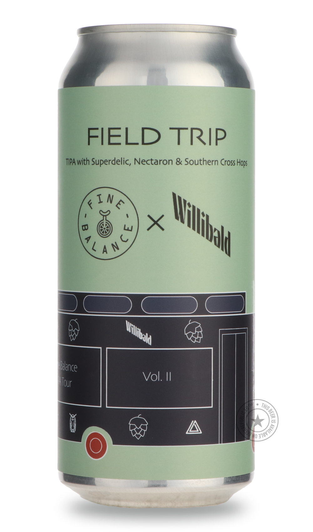 Field Trip TIPA / Willibald Farm by Fine Balance, beer label
