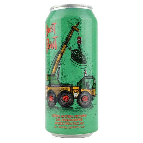Hop Butcher Hoist Point DIPA by Hop Butcher For the World, beer label
