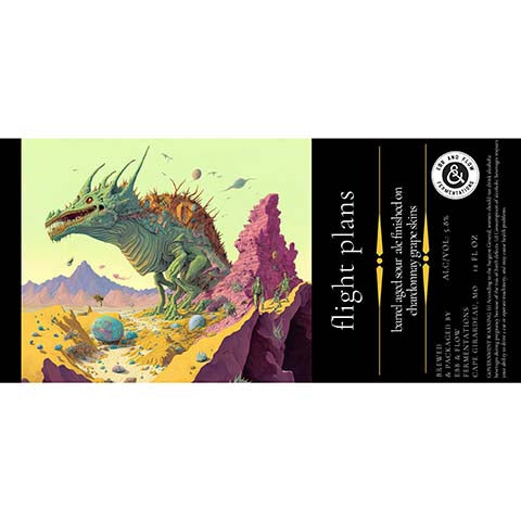 Ebb & Flow Flight Plans Sour Ale by Ebb & Flow, beer label