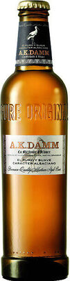 A.K. Damm by Damm, beer label