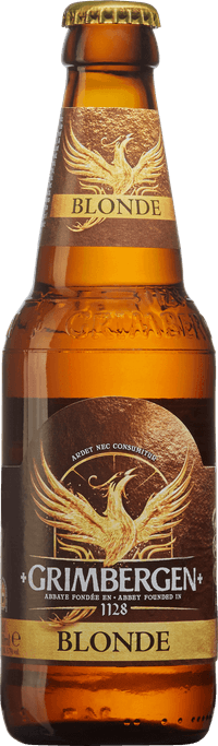 Grimbergen Blonde by Kronenbourg, beer label