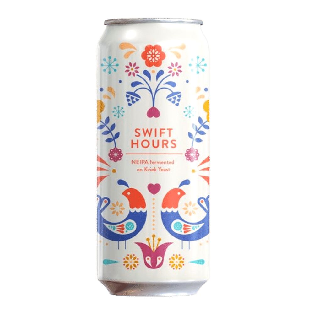 Swift Hours Hazy IPA by Born Brewing Co., beer label