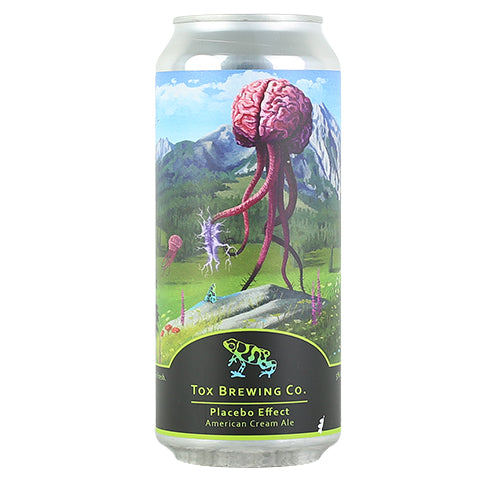 Tox Placebo Effect Cream Ale by Tox Brewing Company, beer label