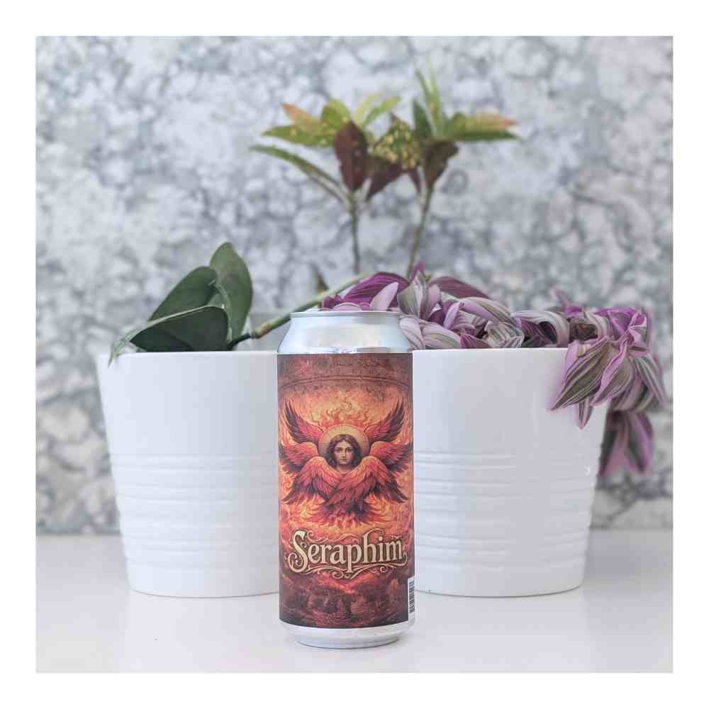 Seraphim: Red Wine/Tequila Barrel Aged Tripel/Brett Saison Blend by Town Square Brewing Co., beer label