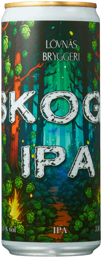 Skogs by Lövnäs Bryggeri, beer label