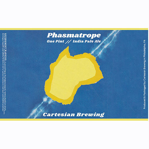 Cartesian Phasmatrope IPA by Cartesian Brewing, beer label