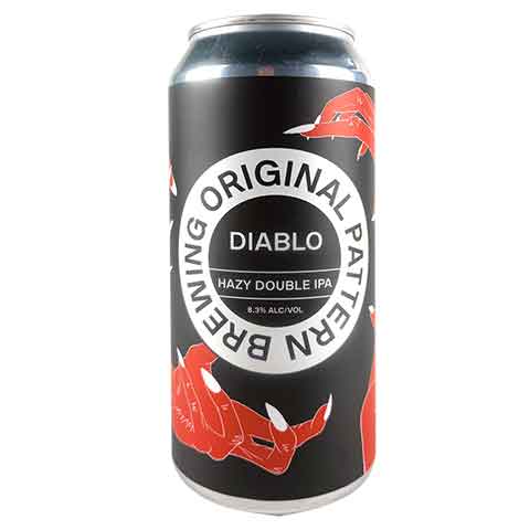 Original Pattern Diablo Hazy DIPA by Original Pattern Brewing Company, beer label