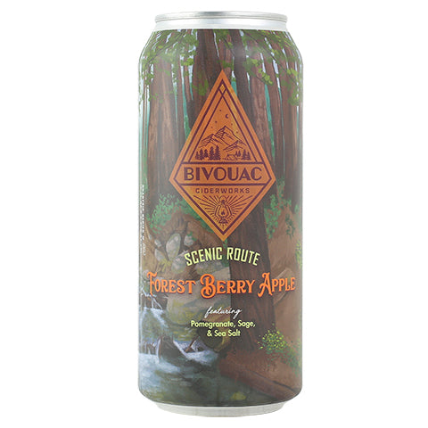 Bivouac Scenic Route Cider by Bivouac Ciderworks, beer label