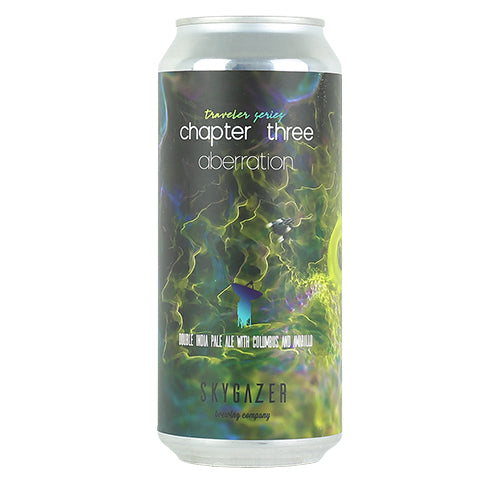 Skygazer Chapter 3 Aberration Hazy IPA by SKYGAZER Brewing Co, beer label