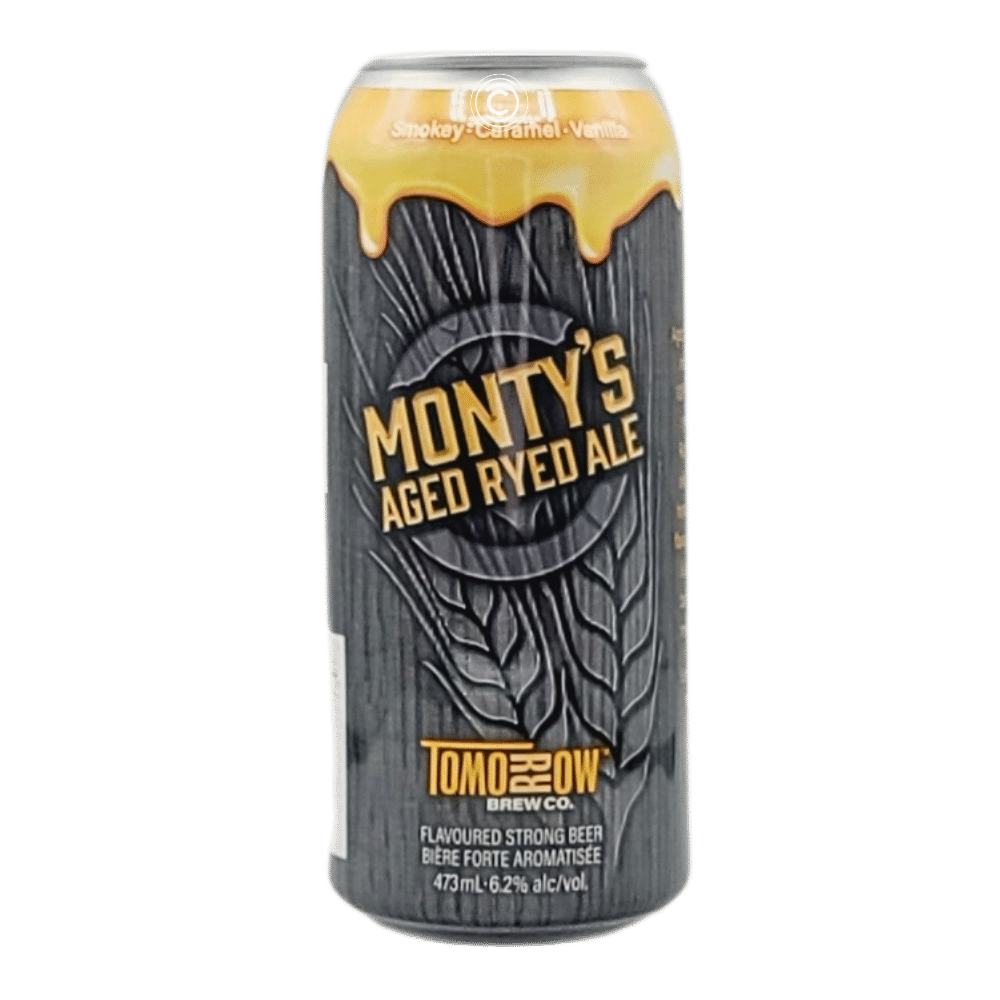 Monty's Aged Ryed Ale by Tomorrow Brew Co., beer label