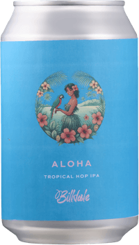 Aloha Aloha by Billdale, beer label