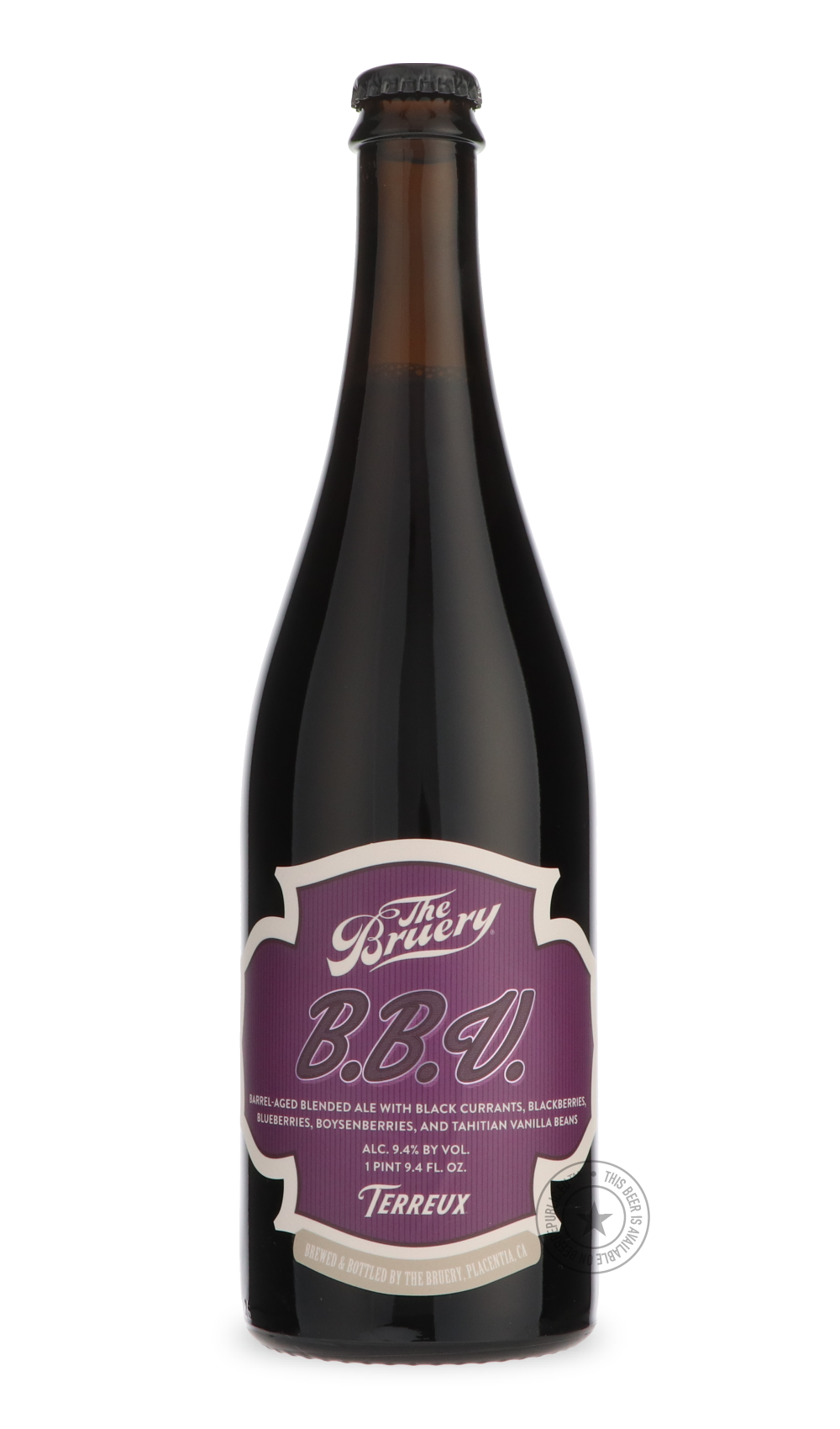 B.B.V. by The Bruery, beer label