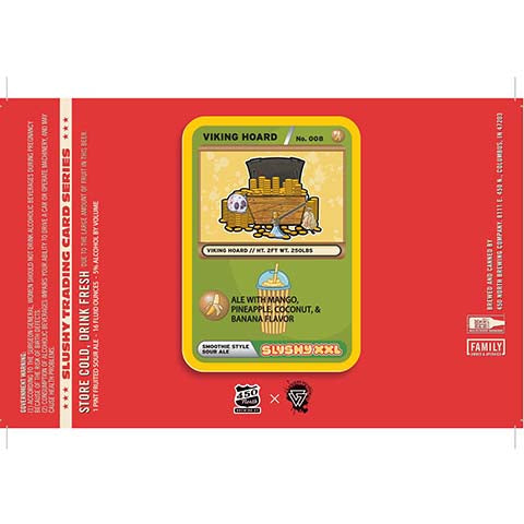 450 North Viking Hoard Sour Ale by 450 North Brewing Company, beer label