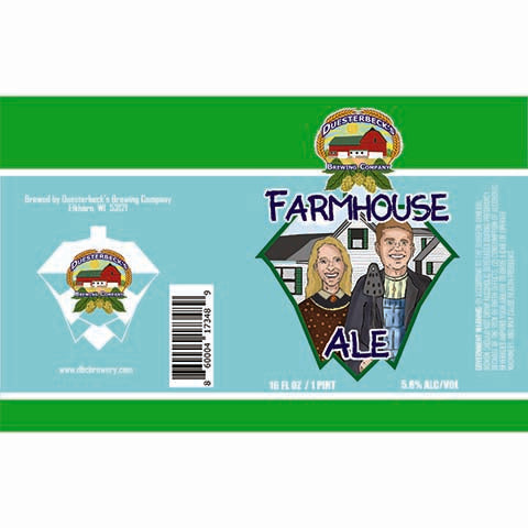 Duesterbeck's Farmhouse Ale by Duesterbeck's Brewing Company, beer label