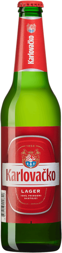 Karlovacko by Karlovacka Pivovara, beer label