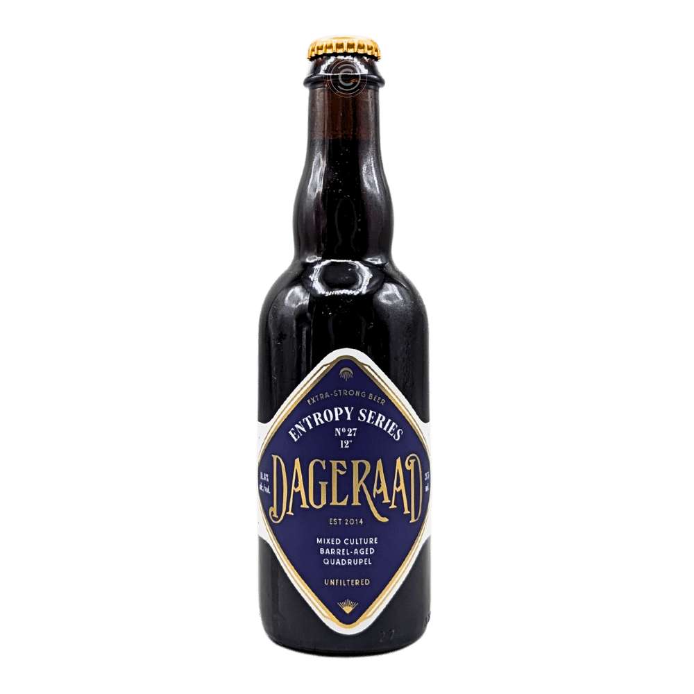 Entropy Series No. 27 - 12° Belgian Quadrupel by Dageraad Brewing, beer label
