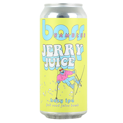 Boss Rambler Jerry Juice Hazy IPA by Boss Rambler Beer Club, beer label