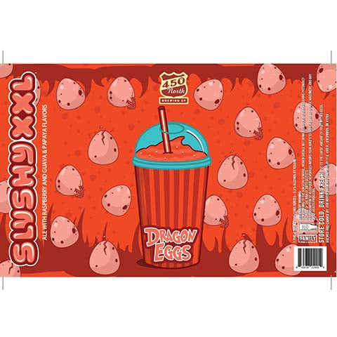 450 North Dragon Eggs Sour Ale by 450 North Brewing Company, beer label