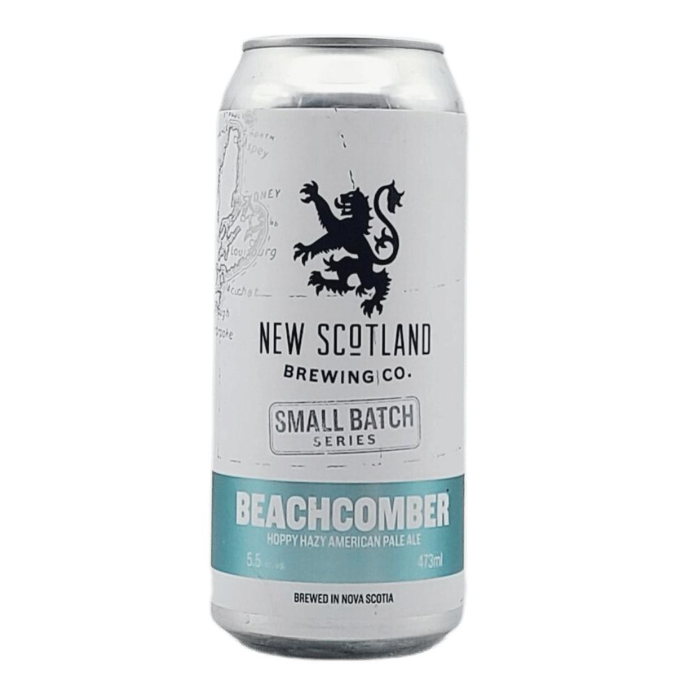 Beachcomber Hazy Pale Ale by New Scotland Brewing Co., beer label