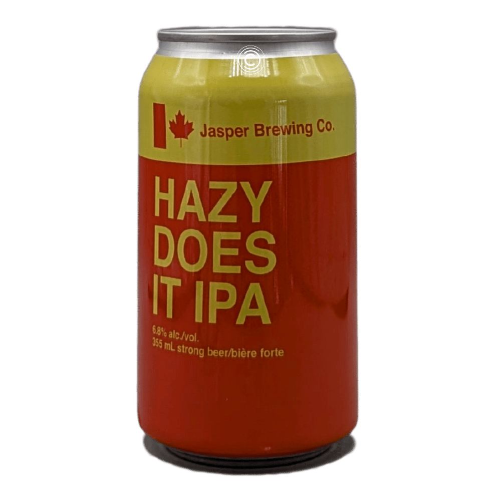 Hazy Does It Hazy IPA by Jasper Brewing Co., beer label