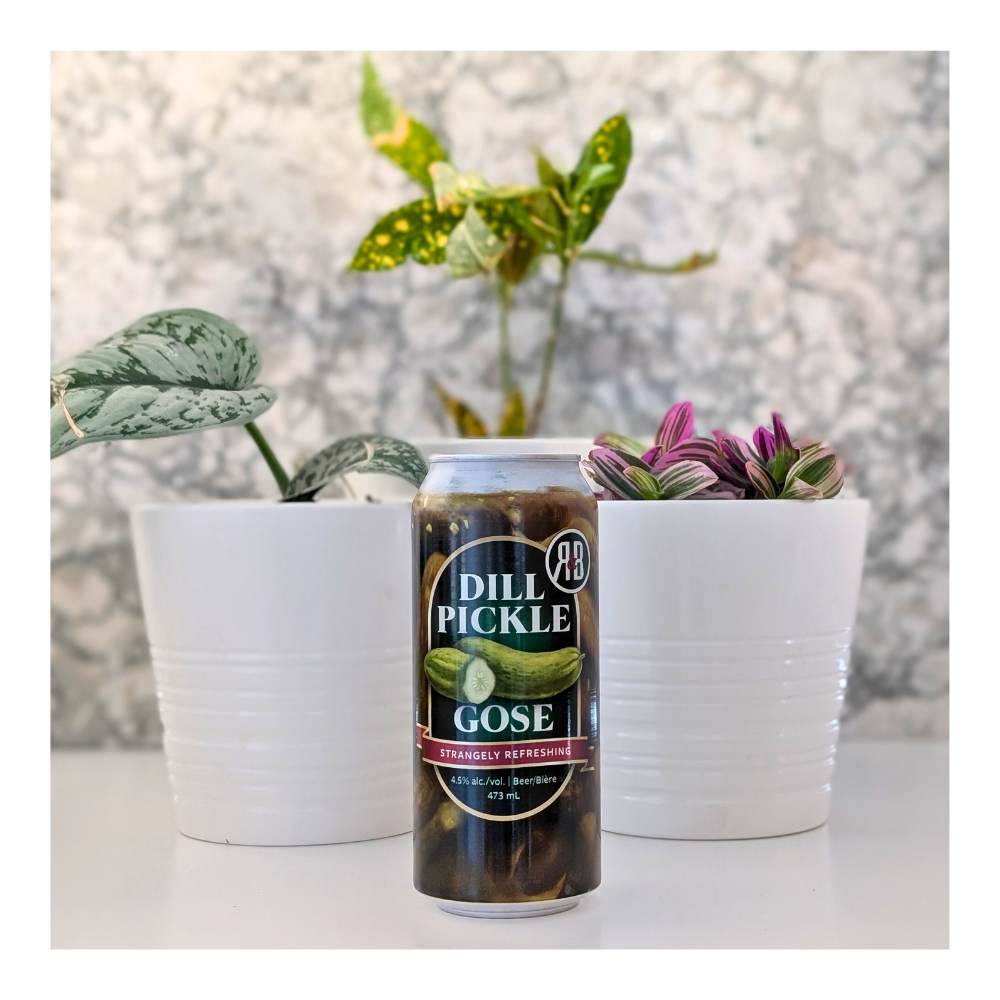 Dill Pickle Gose by R&B Brewing Company, beer label