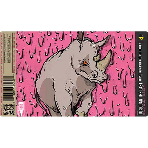 Tripping Animals To Sudan The Last TIPA by Tripping Animals Brewing Co., beer label