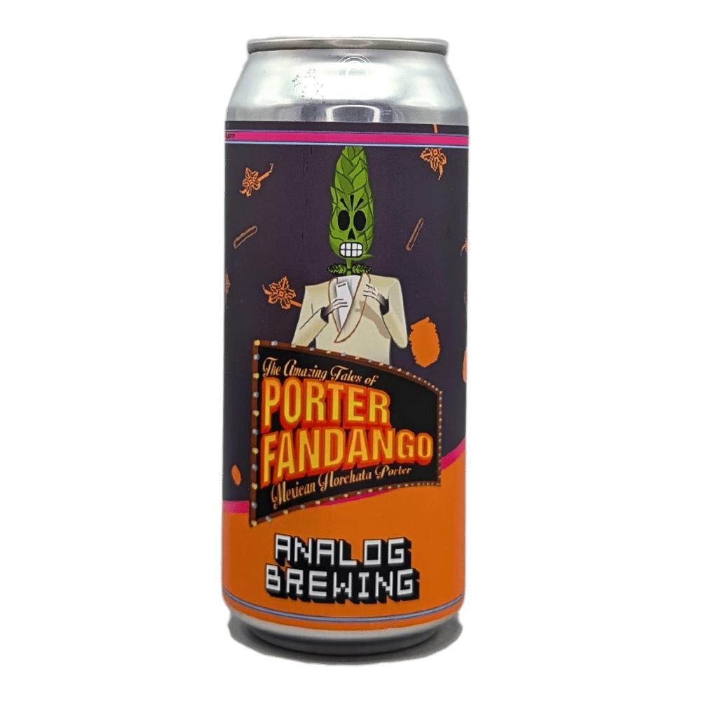 Porter Fandango Mexican Horchata Porter by Analog Brewing Company, beer label