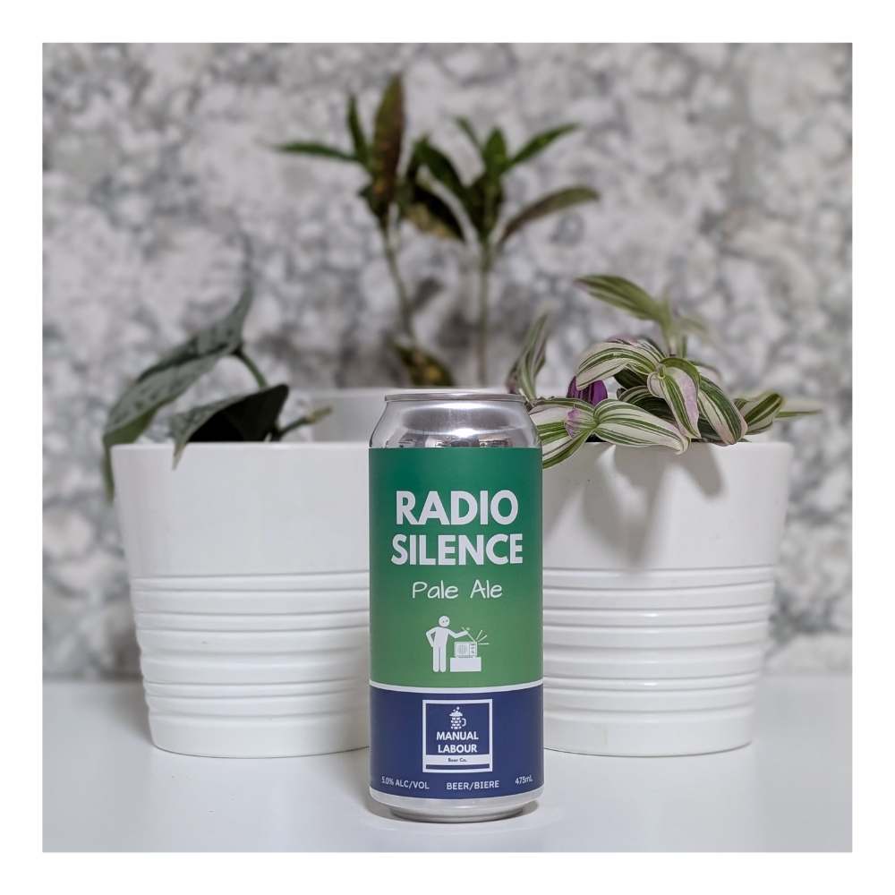 Radio Silence Pale Ale by Manual Labour Beer Co., beer label
