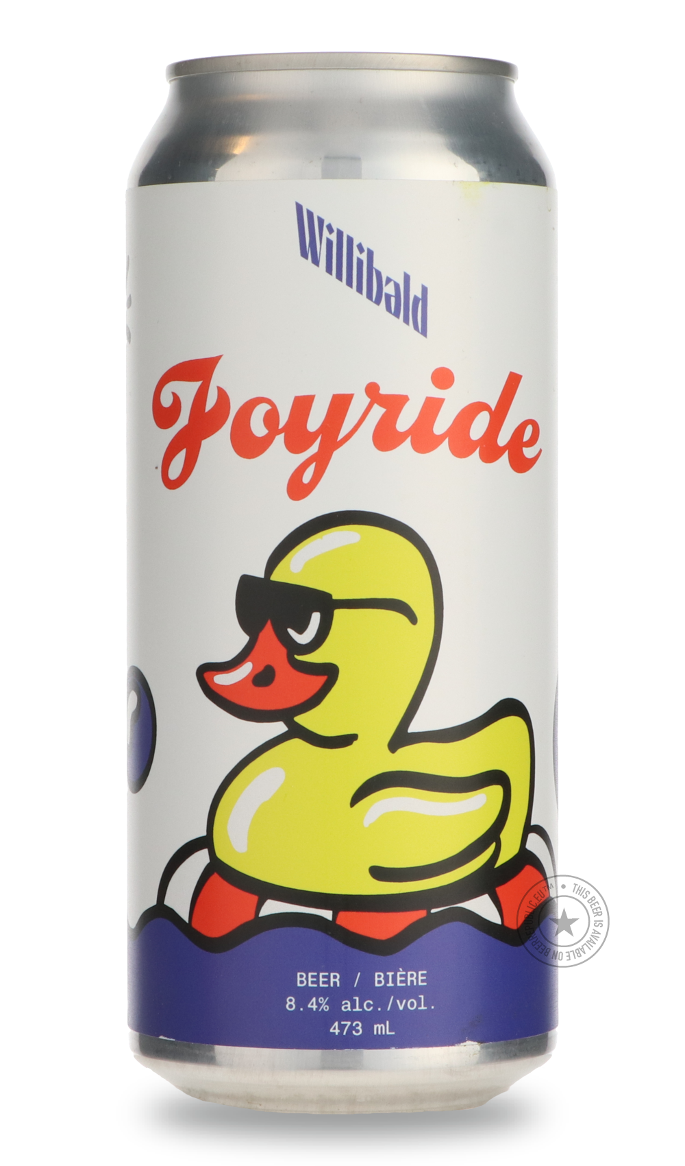 Joyride / Beak by Willibald Farm, beer label