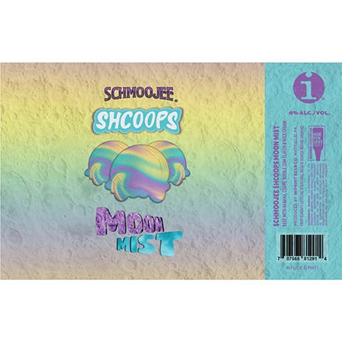 Imprint Schmoojee Shcoops Moon Mist by Imprint Beer Company, beer label