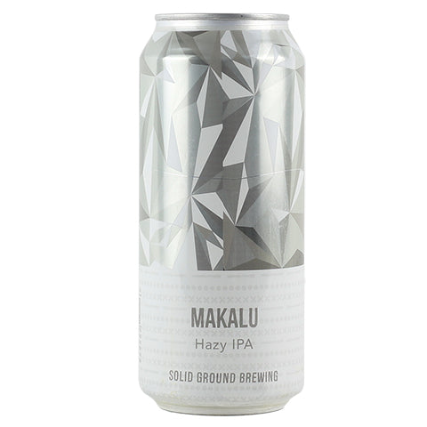 Solid Ground Makalu Hazy IPA by Solid Ground Brewing, beer label