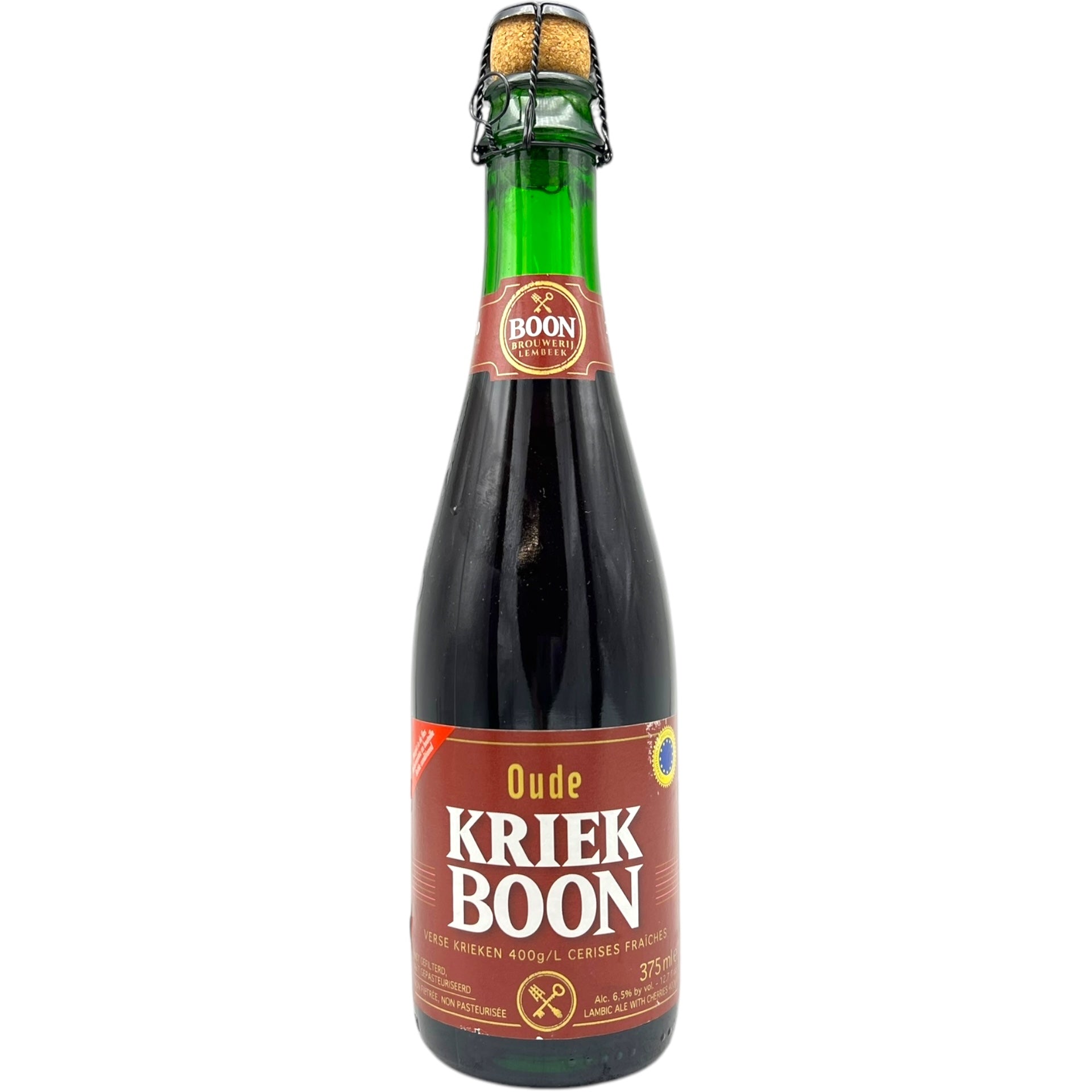 Boon Oude Kriek by Boon, beer label