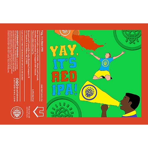 Casita Yay It's Red IPA! by Casita Brewing Company, beer label