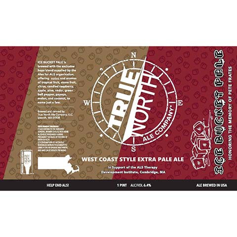 True North Ice Bucket Pale West Coast Style Extra Pale Ale by True North Ale Company, LLC, beer label