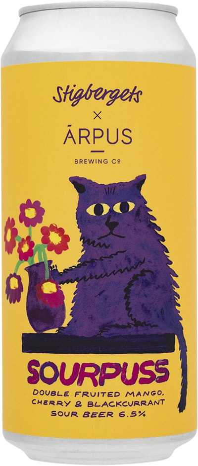 Sourpuss by Stigbergets Bryggeri, beer label