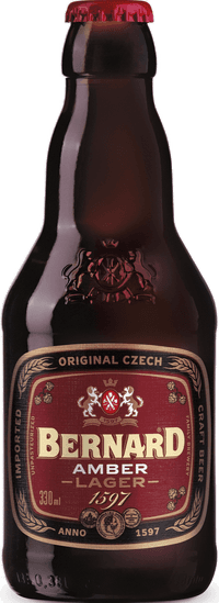 Bernard Amber by Pivovar Bernard, beer label