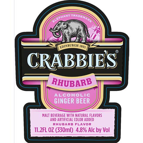 Crabbie's Rhubarb Ginger Beer by Crabbie's, beer label