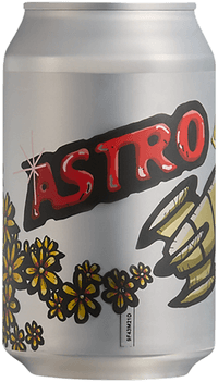 Astro Yuzu by Rocket Brewing Company, beer label