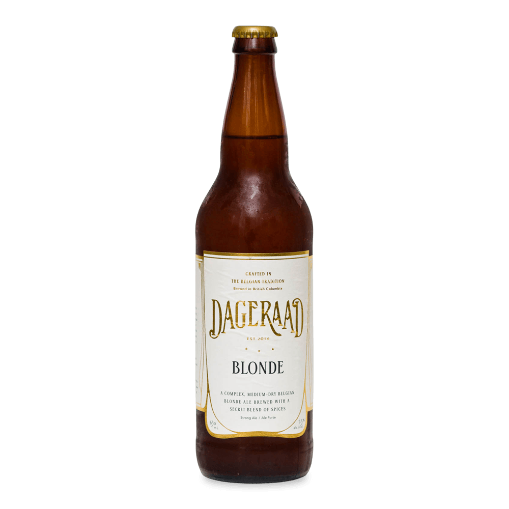 Belgian Blonde Ale by Dageraad Brewing, beer label