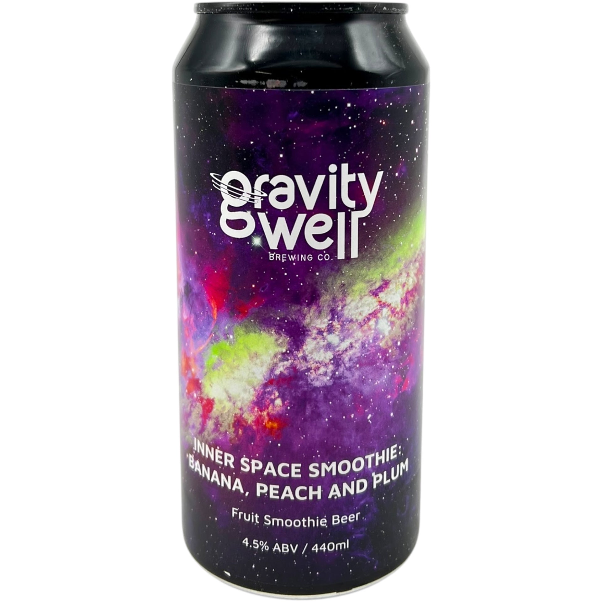 Gravity Well Inner Space: Peach, Banana, Plum by Gravity Well Brewing Co., beer label