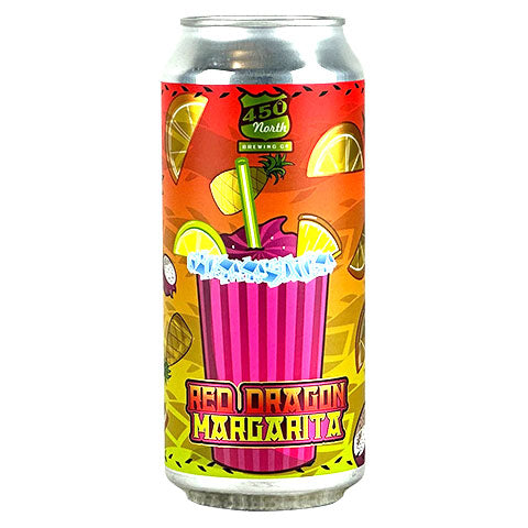 450 North SLUSHY XXL Red Dragon Margarita Sour by 450 North Brewing Company, beer label