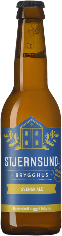 Svensk Ale by Stjernsund Brygghus, beer label