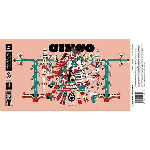 Ever Grain Cinco Stout by Ever Grain Brewing Co, beer label