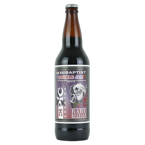 Epic Big Bad Baptist Double Jam Imperial Stout by Epic Brewing Company, beer label
