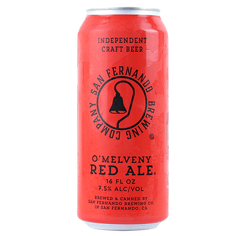 San Fernando O'Melveny Red Ale by San Fernando Brewing Co., beer label