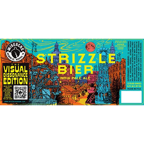 Wiseacre Strizzle Bier IPA by Wiseacre Brewing Co, beer label