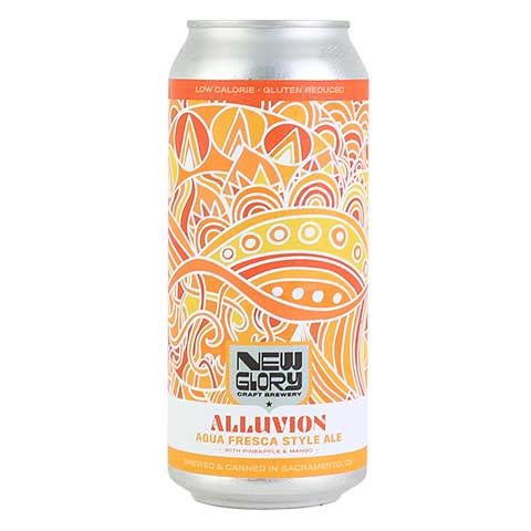 New Glory Alluvion with Pineapple & Mango by New Glory Craft Brewery, beer label